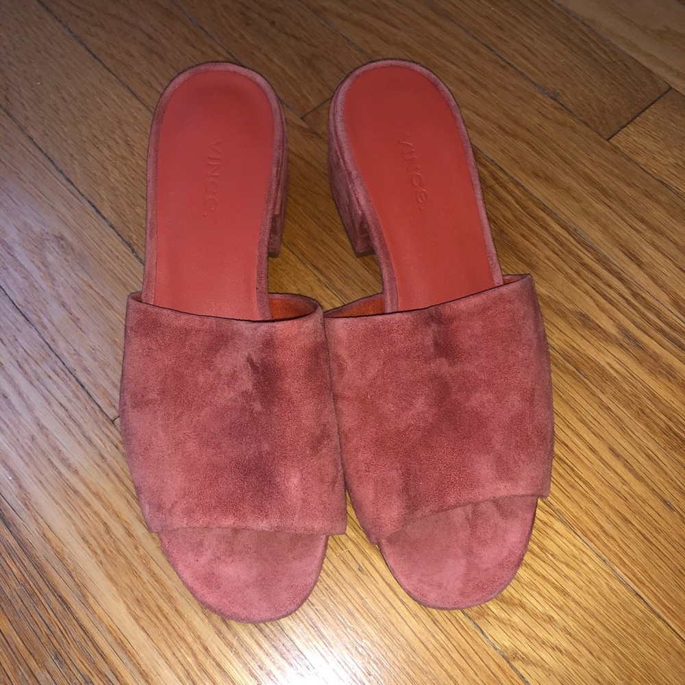 Vince sz 37 Vera Cuoio sandals Rust
